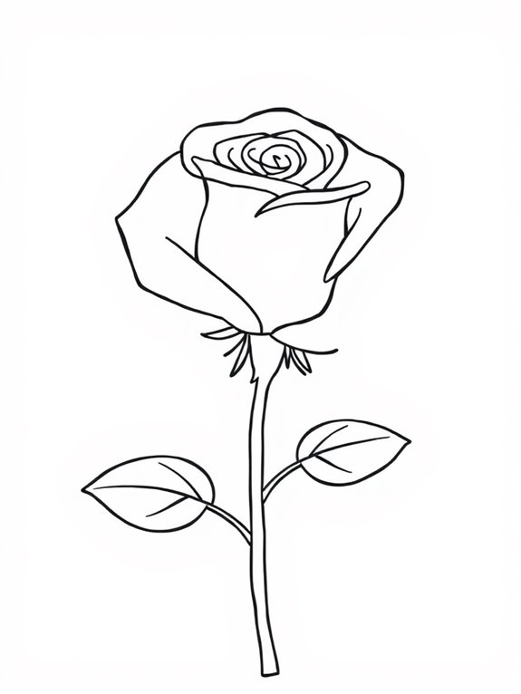 beginner friendly rose coloring