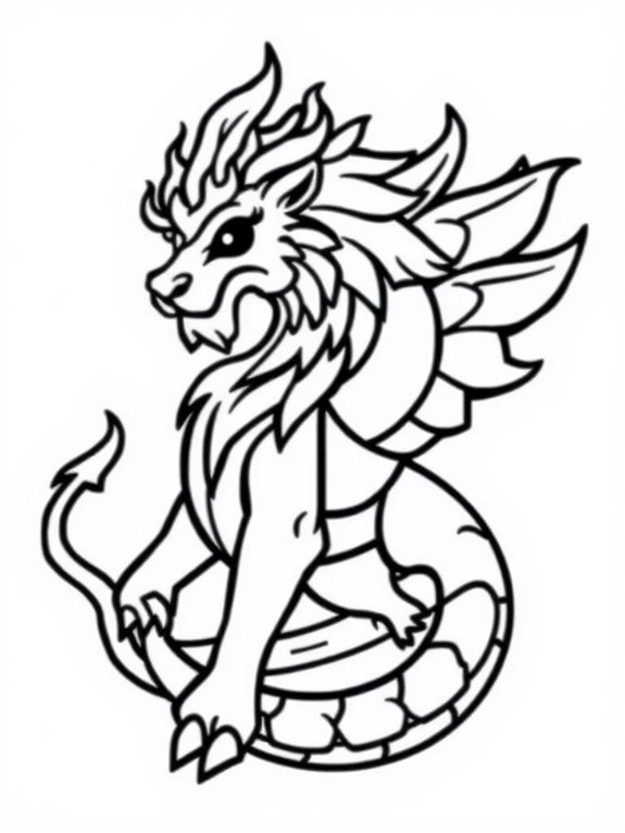 bold shapes coloring page