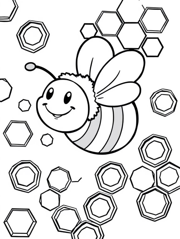 bumblebee and honeycomb design