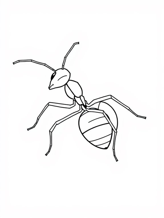 carpenter ant coloring page