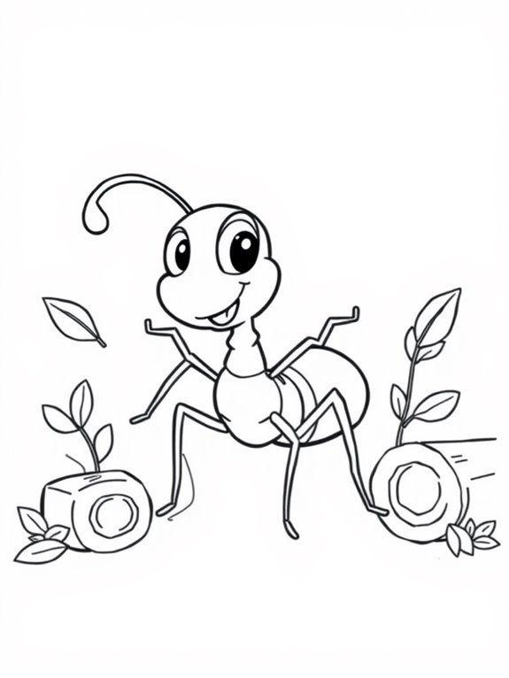 carpenter ant coloring page