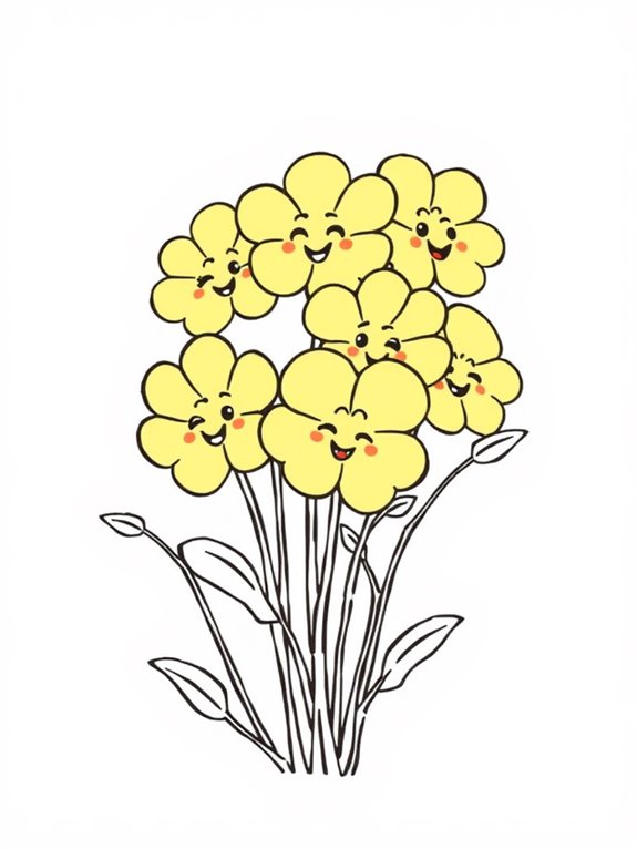 cartoon buttercups coloring page