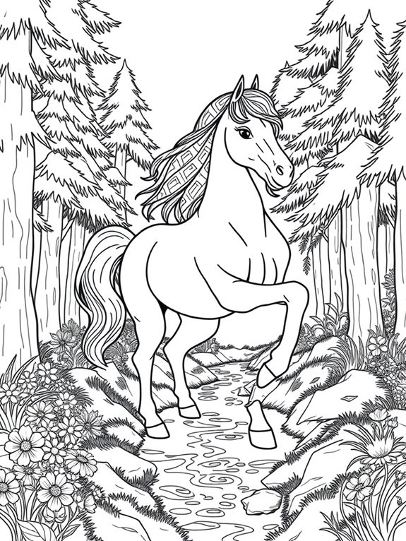 centaur in nature scene