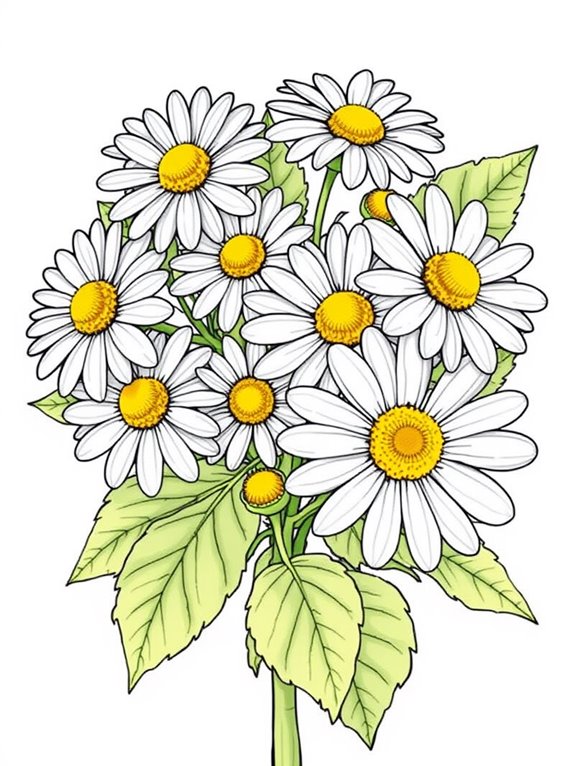 chamomile flower coloring activity