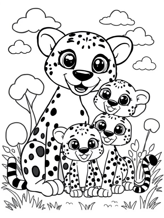 cheetahs with big eyes