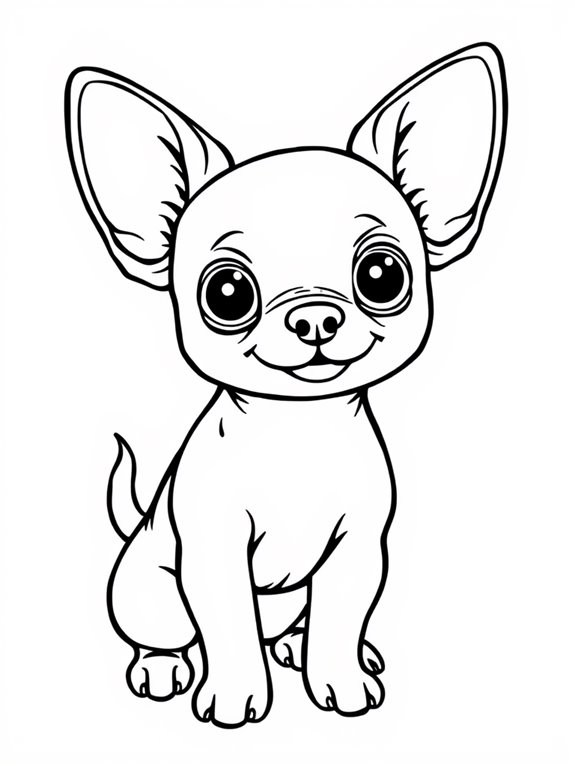 chihuahua with floppy ears