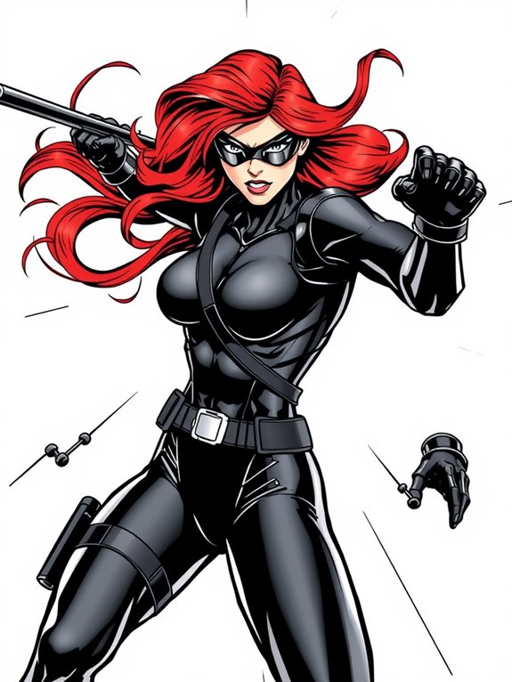 classic comic black widow