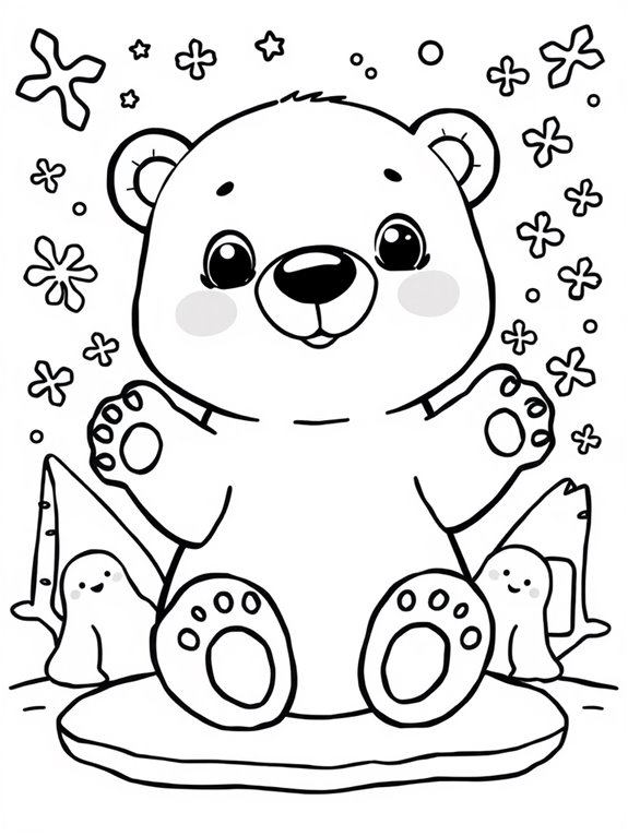 cute polar bear illustration