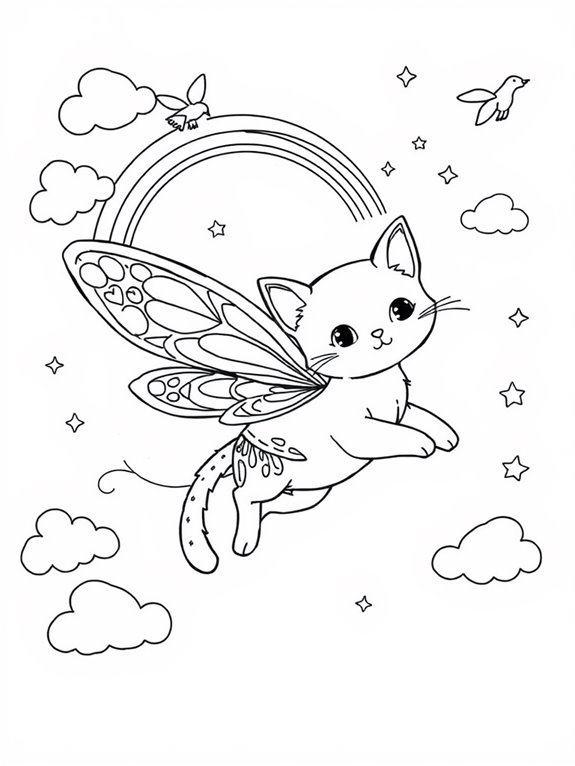 fairy cat flying adventure