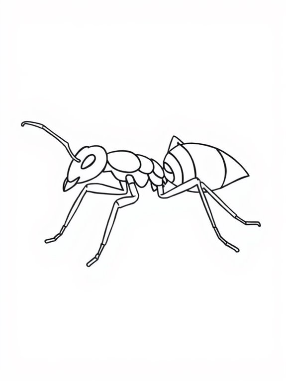 fire ant coloring page