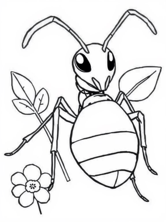 fire ant coloring page