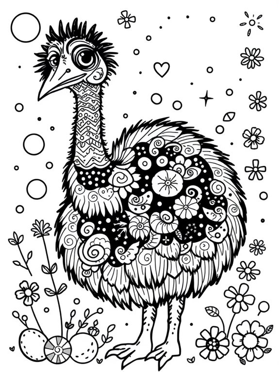 fun patterns on emus