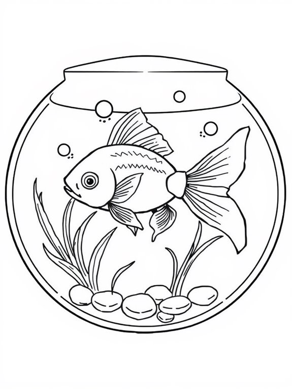 goldfish in a bowl