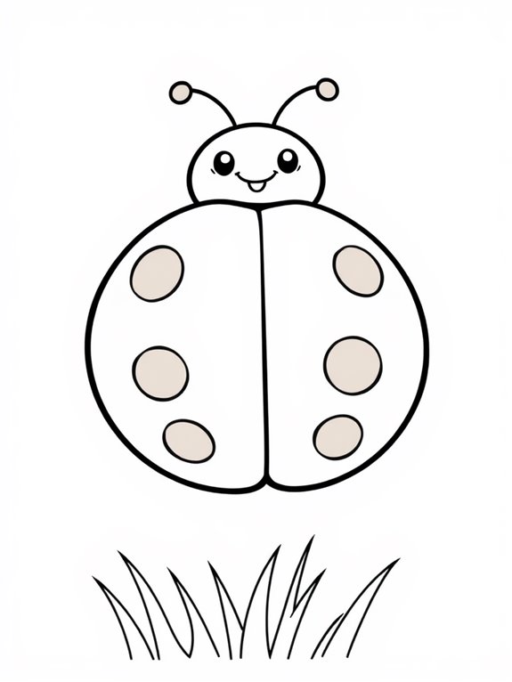 ladybug coloring page activity