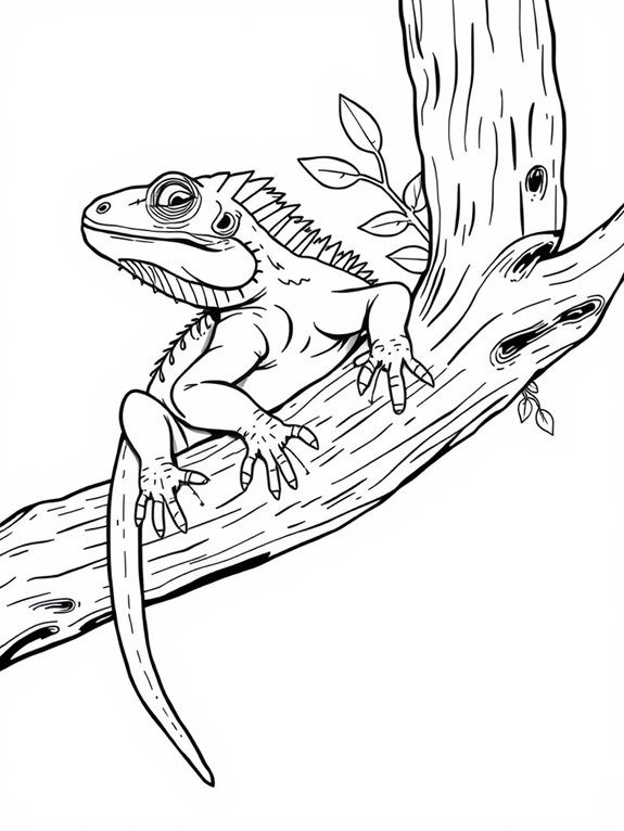 lazy iguana on branch