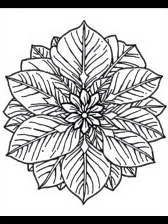 monstera leaf coloring design