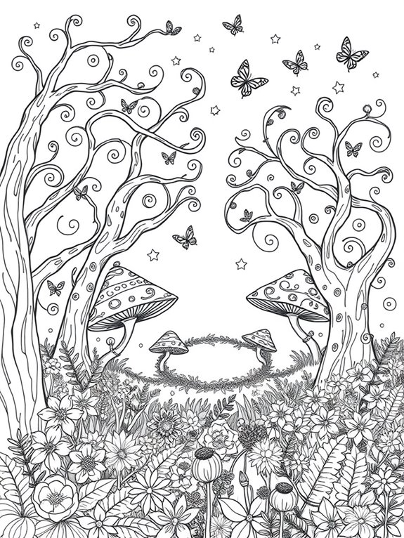 mystical fairy ring scene