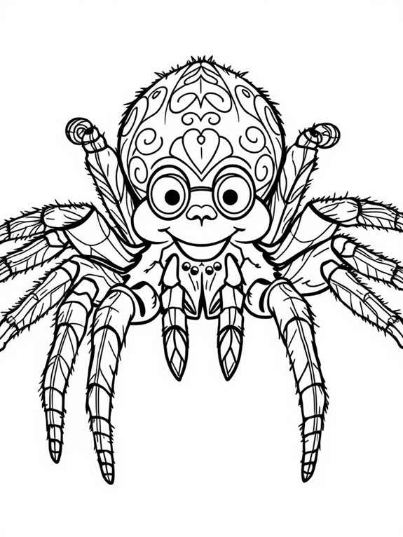 tarantula with expressive features