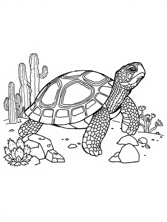 turtle coloring page activity