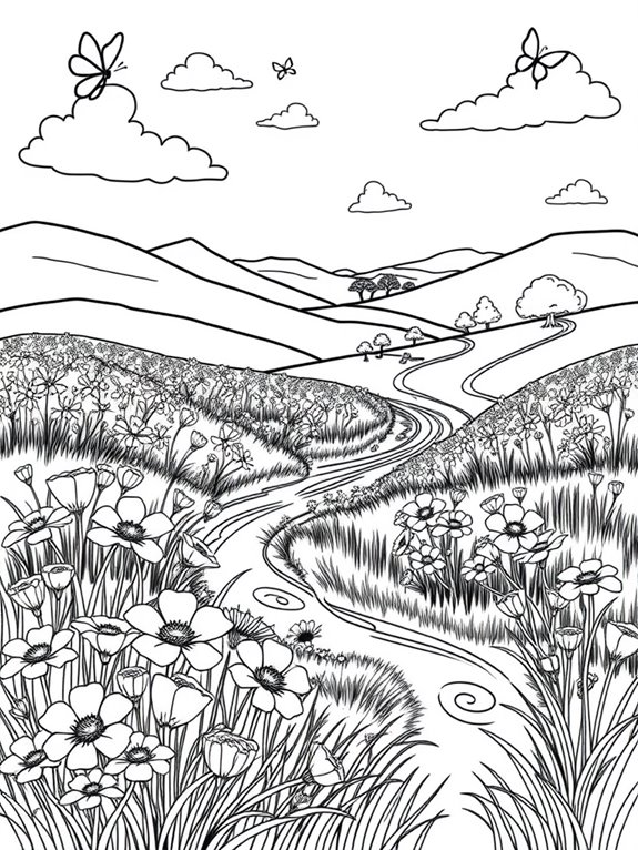 whimsical buttercup coloring page