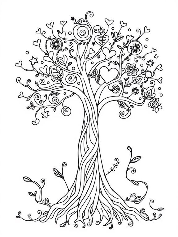 whimsical tree of life