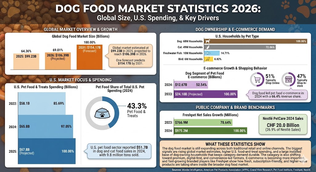 dog food market statistics